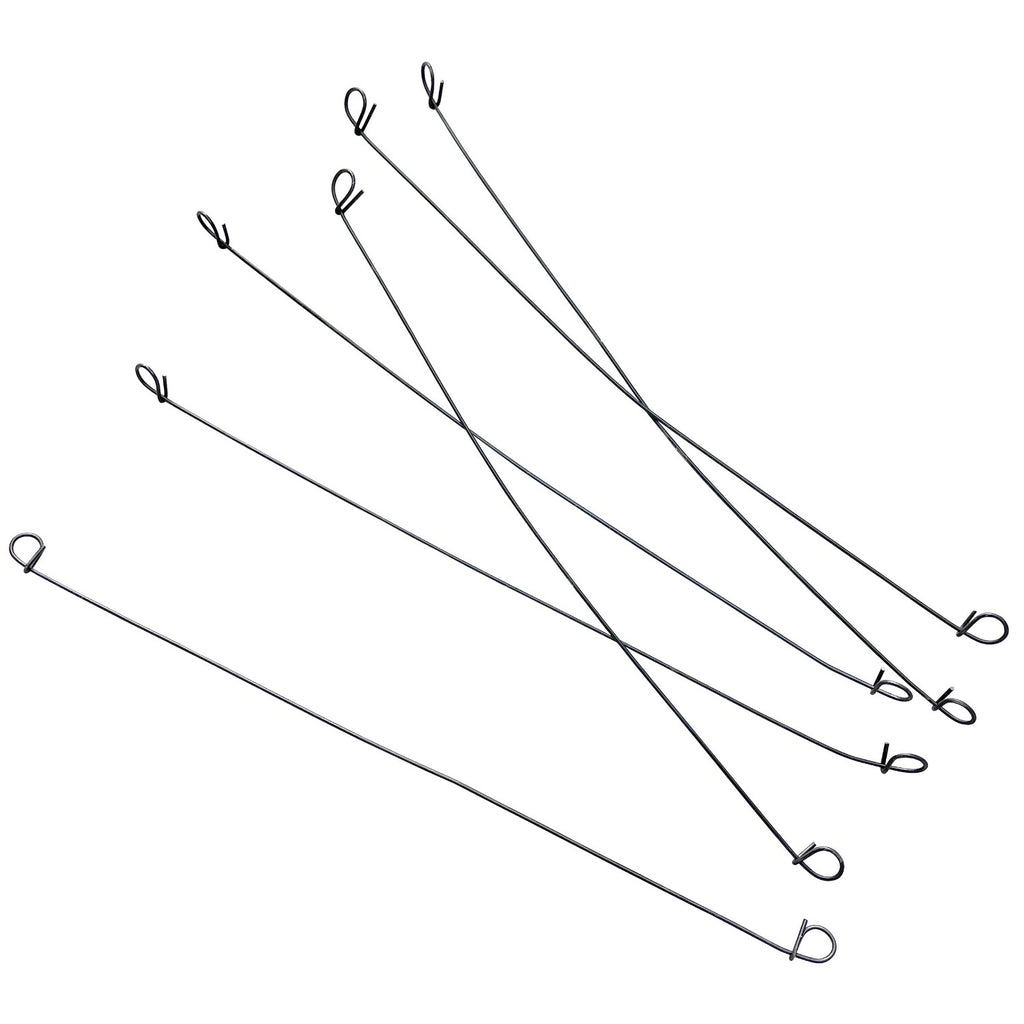 6" Steel rebar wire ties with easy to tie double loop ends