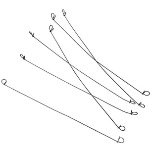 6" Steel rebar wire ties with easy to tie double loop ends