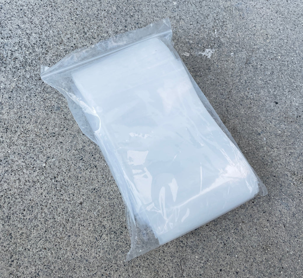 resealable polyethylene bags 100 pack