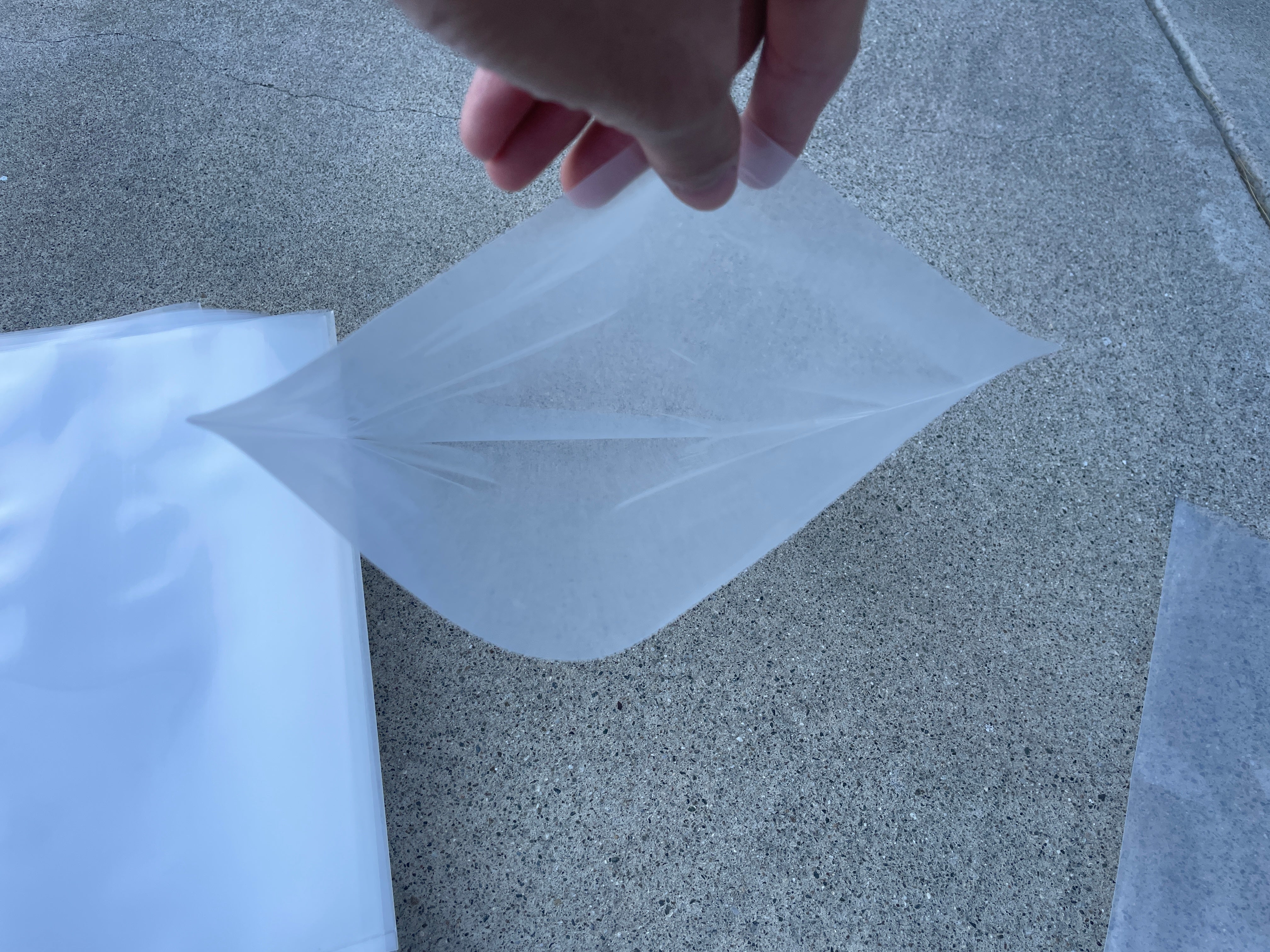 Clear Poly Bags | Two Sizes - 9 x 12 & 10 x 10 | Industrial Grade  Polyethylene Film | Food Grade Plastic Compliant with FDA & USDA | 100%