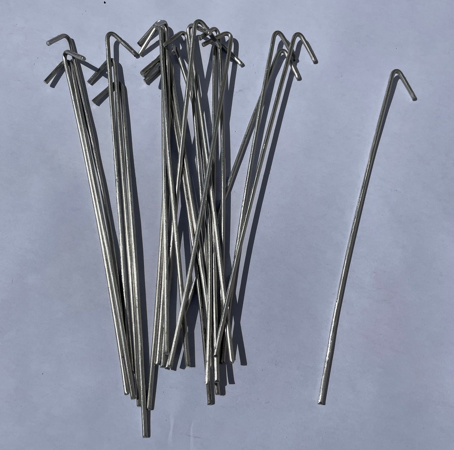 Sandbaggy Chain Link Fence Wire Hook Ties | Made of 9 Gauge Aluminum - 6.5 inch Length - Pack of 100 -