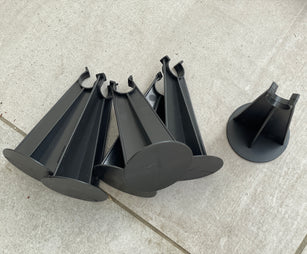 Sandbaggy Rebar Plastic Chair | Fits Rebar #3 to #5 | Available in 2 1/4" & 3 1/4" Lengths