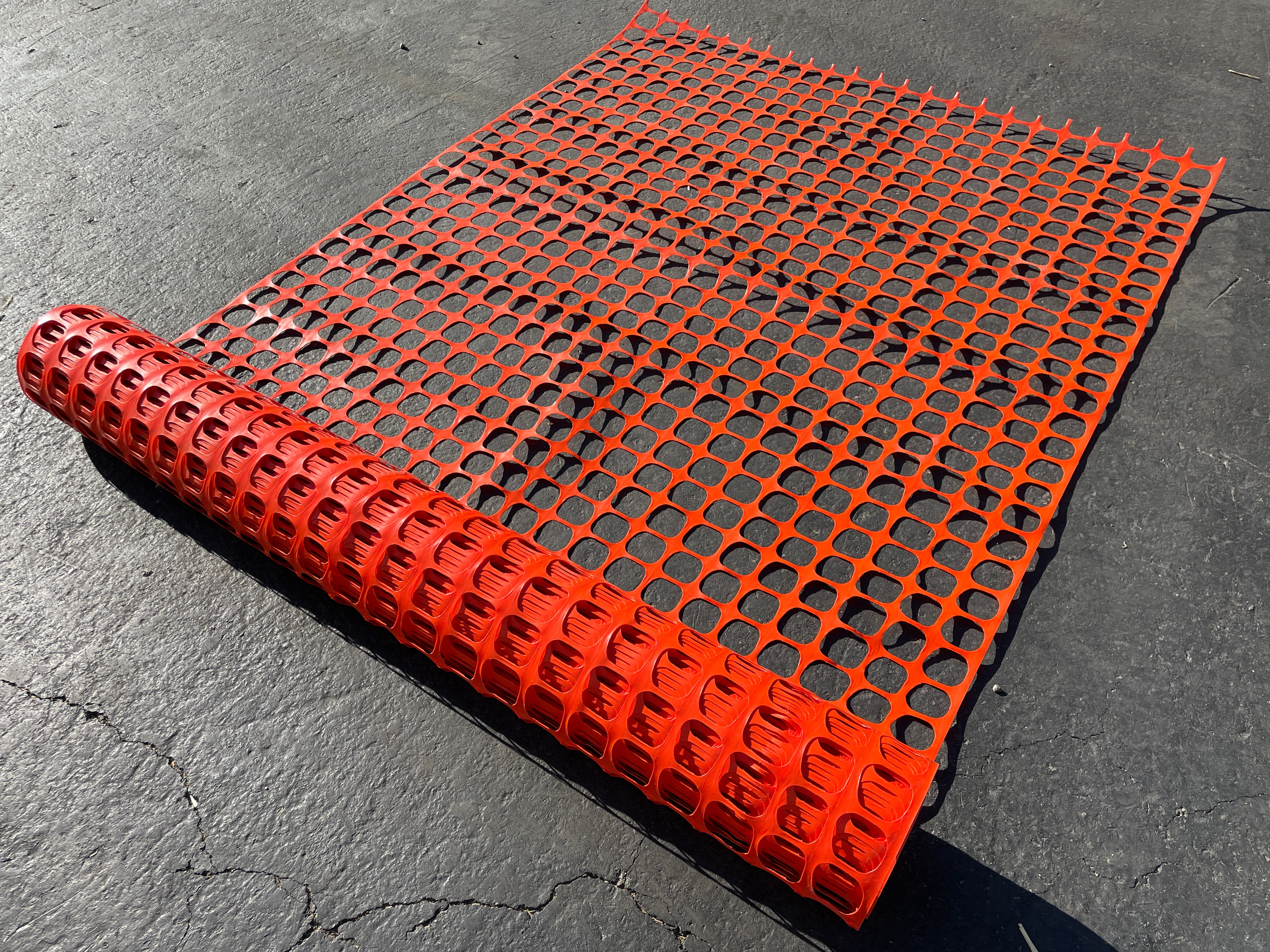 ESA Orange Safety Fence | 4 ft by 100 feet | 17 lb Roll | Meets DOT  Standards | 225 lbs Tensile Strength