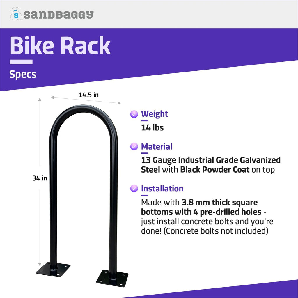 14 lb Bike Rack - 14.5" x 34"