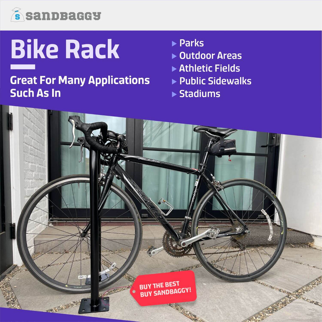 u shaped bike rack for outdoor areas