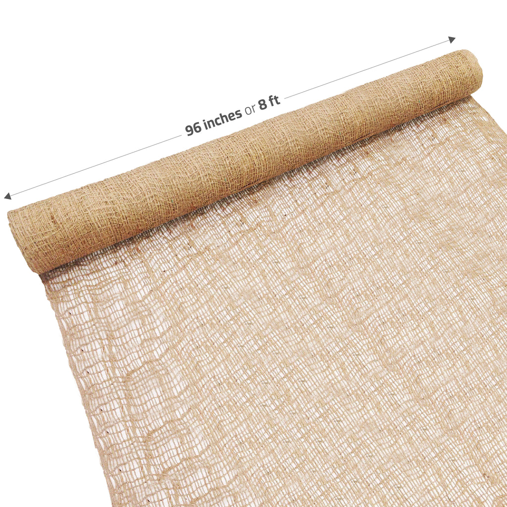 Jute Netting - Erosion Control (Biodegradable) - 4 ft or 8 ft Wide (Lasts 6-24 mo)