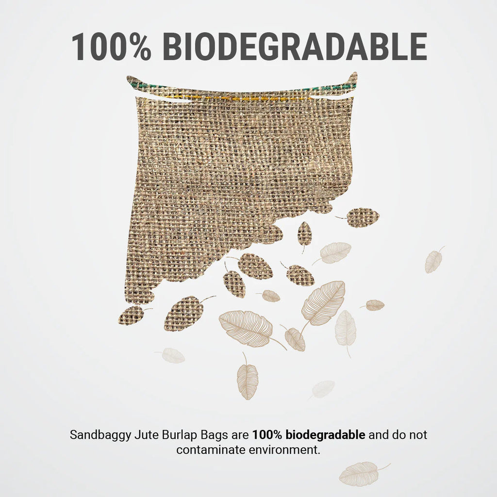 100% Biodegradable Jute Fibers