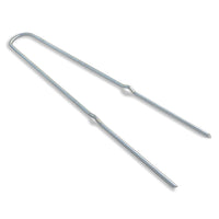Sandbaggy 12-Inch Kink Landscape Staples | 3/8" Kink Creates Better Hold In Soil | 8 Gauge Garden Stake