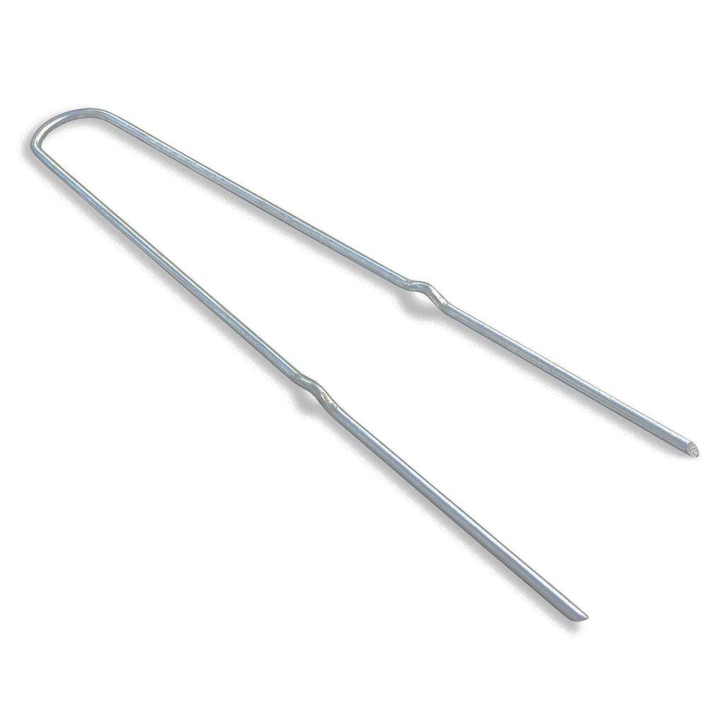 Sandbaggy 12-Inch Kink Landscape Staples | 3/8" Kink Creates Better Hold In Soil | 8 Gauge Garden Stake