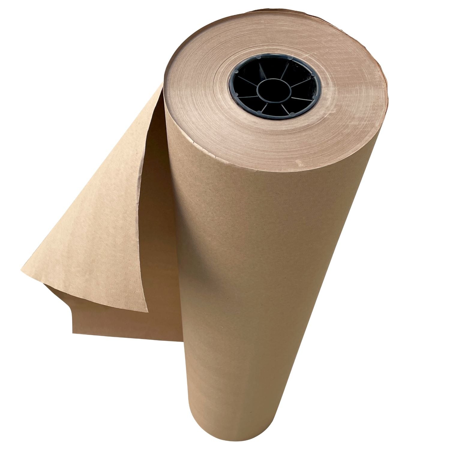 24 inch Lightweight Kraft Paper Rolls - 30 lb. Recycled Paper (Brown)