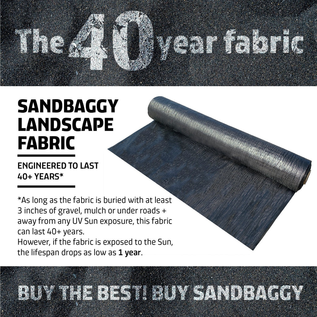 15 ft heavy duty landscape fabric lasts 40 years