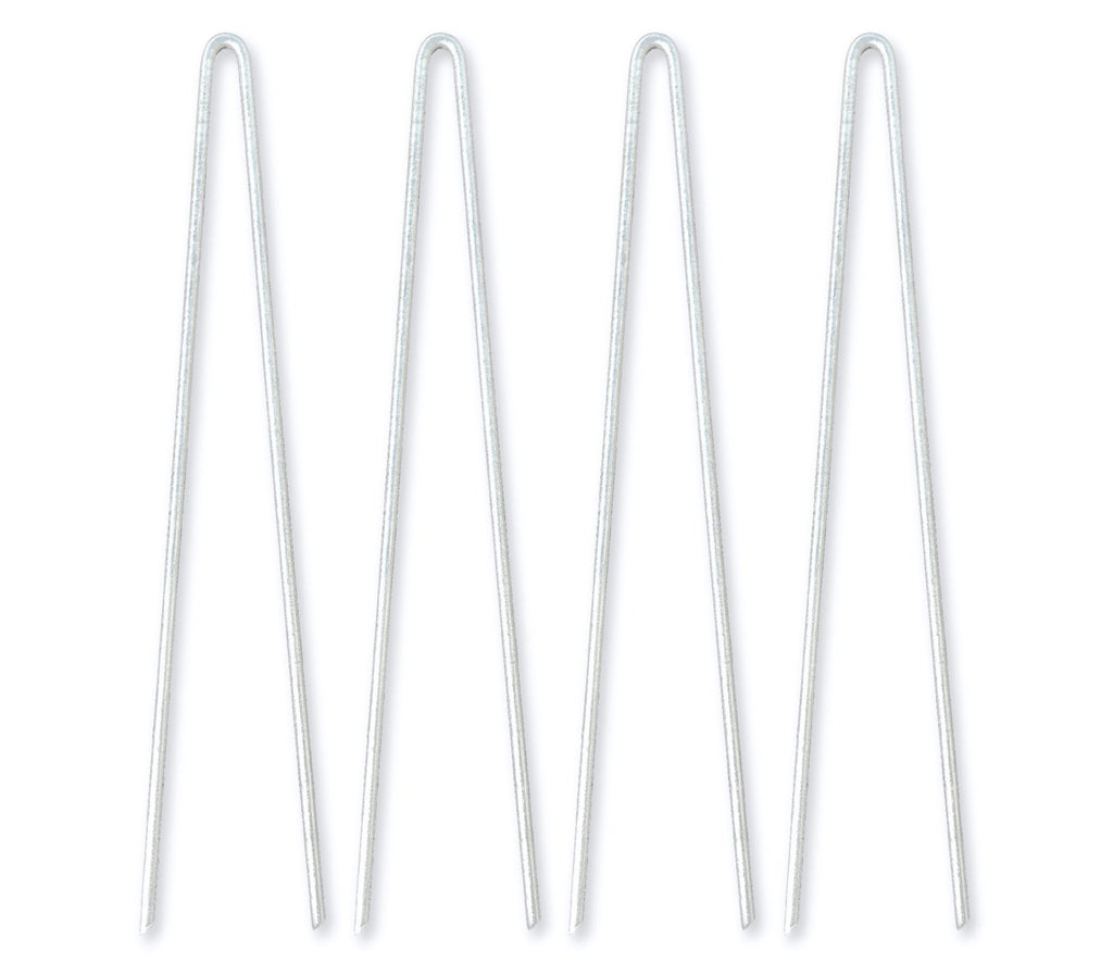 Sandbaggy 10-Inch Steel Landscape Edging Stakes Staples | Sturdier Than Plastic | Works for All Landscape Edging Brands Such As Dimex & Easy Flex