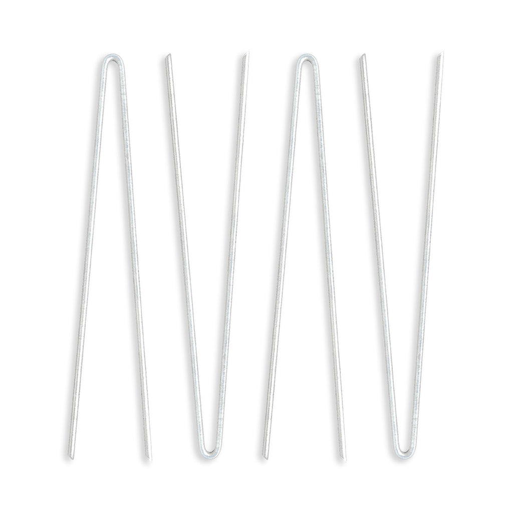 Sandbaggy 10-Inch Steel Landscape Edging Stakes Staples | Sturdier Than Plastic | Works for All Landscape Edging Brands Such As Dimex & Easy Flex