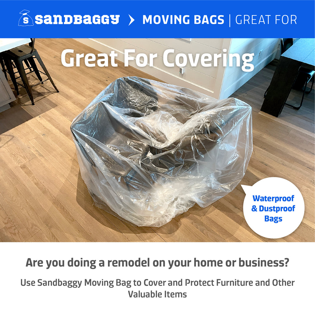 furniture cover bags during remodel or renovation