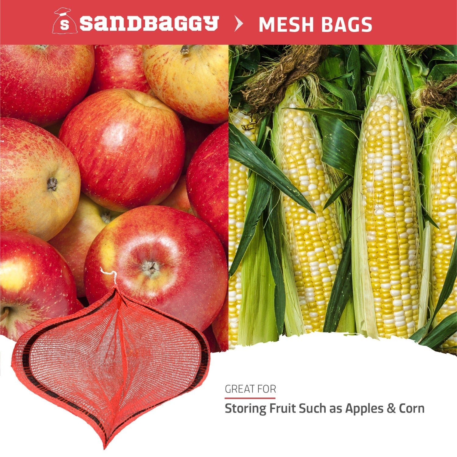 Fruit and Vegetable Net Bag ( For 1kg -2kg- Heavy Variety )