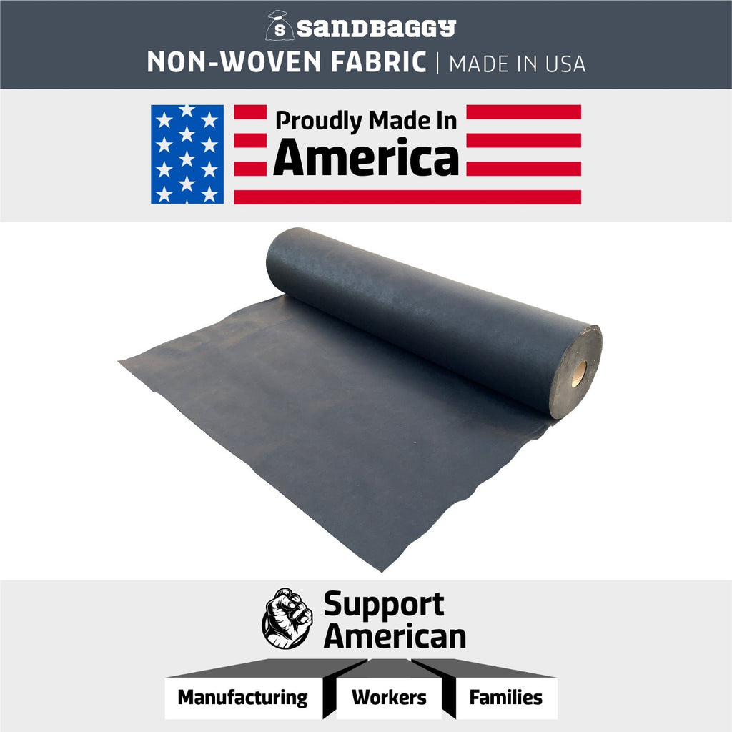Non Woven Geotextile Pond Underlayment Fabrics Made in the USA