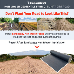 geotextile fabric for road construction and stabilization