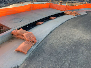 Silt Fence Fabric for inlet protection prevents sediment water from entering drains