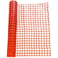 orange construction fence