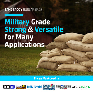 Military Grade Burlap Sandbags