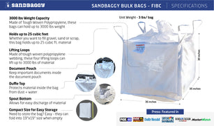 sandbaggy fibc bulk bags specifications
