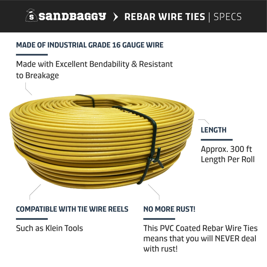 16 gauge pvc coated tie wire