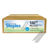 heavy duty landscape staples made from 8 gauge steel