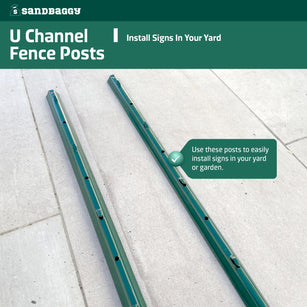 u channel fence posts for signs