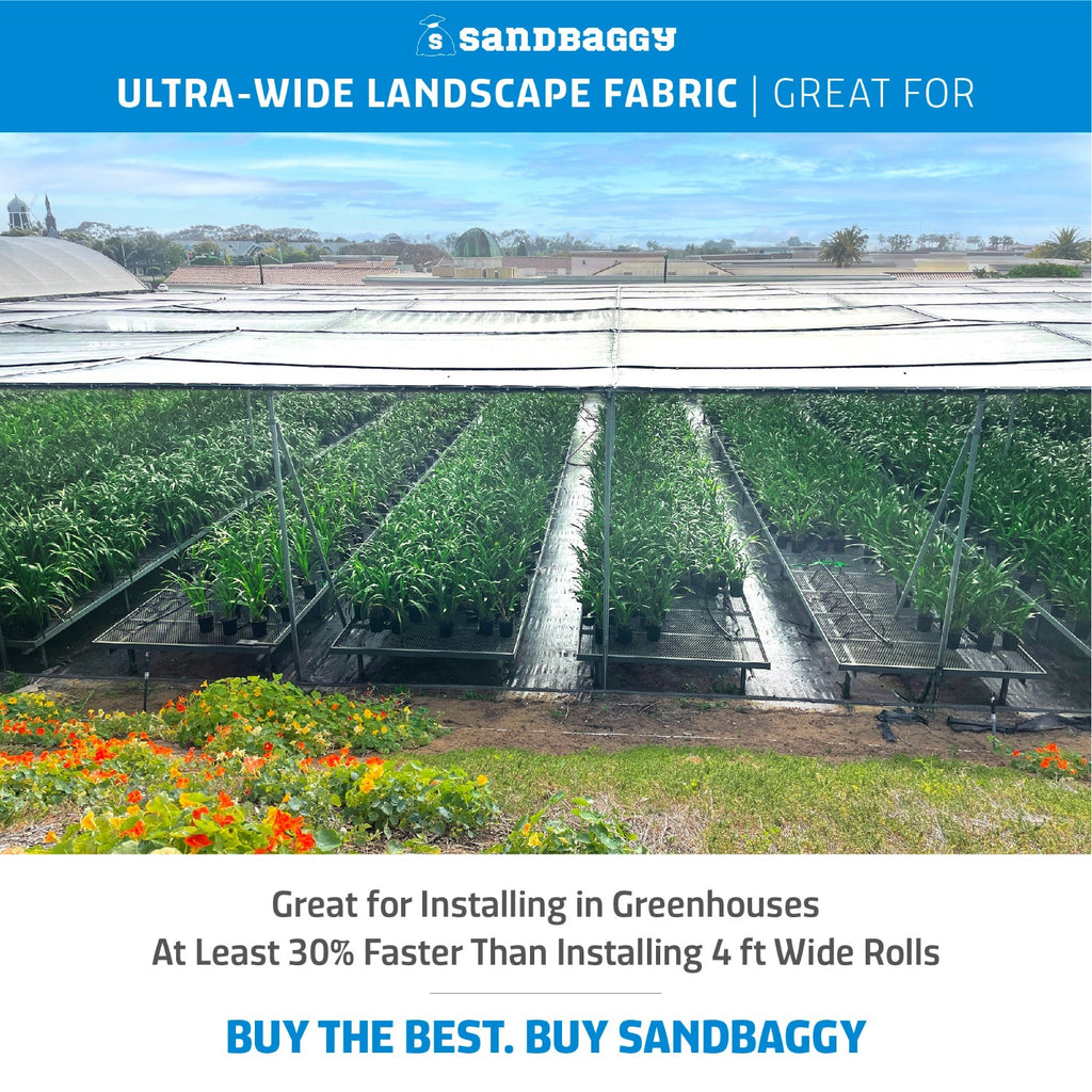 15' Wide Woven Landscape Fabric Roll (3 oz) – Sandbaggy