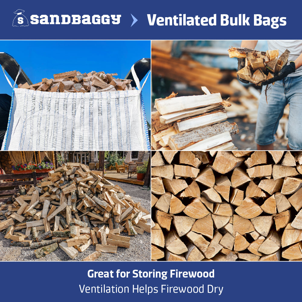 Ventilated Bulk Bags for firewood