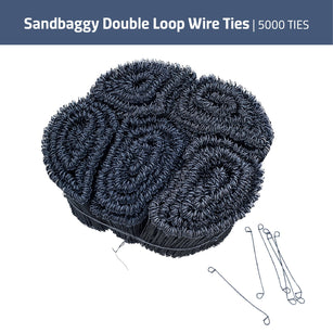 5000 qty double loop wire ties for sale