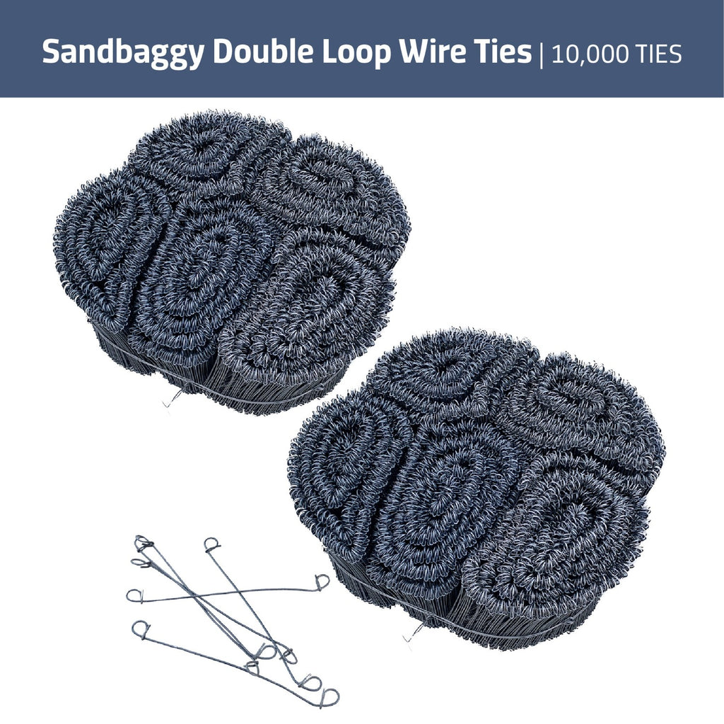 10000 qty double loop wire ties for sale