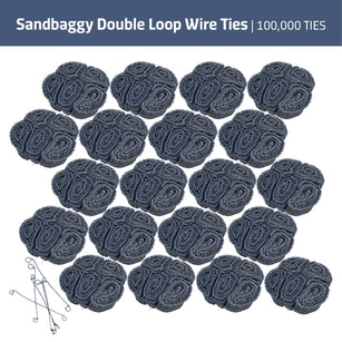 100000 qty double loop wire ties in bulk