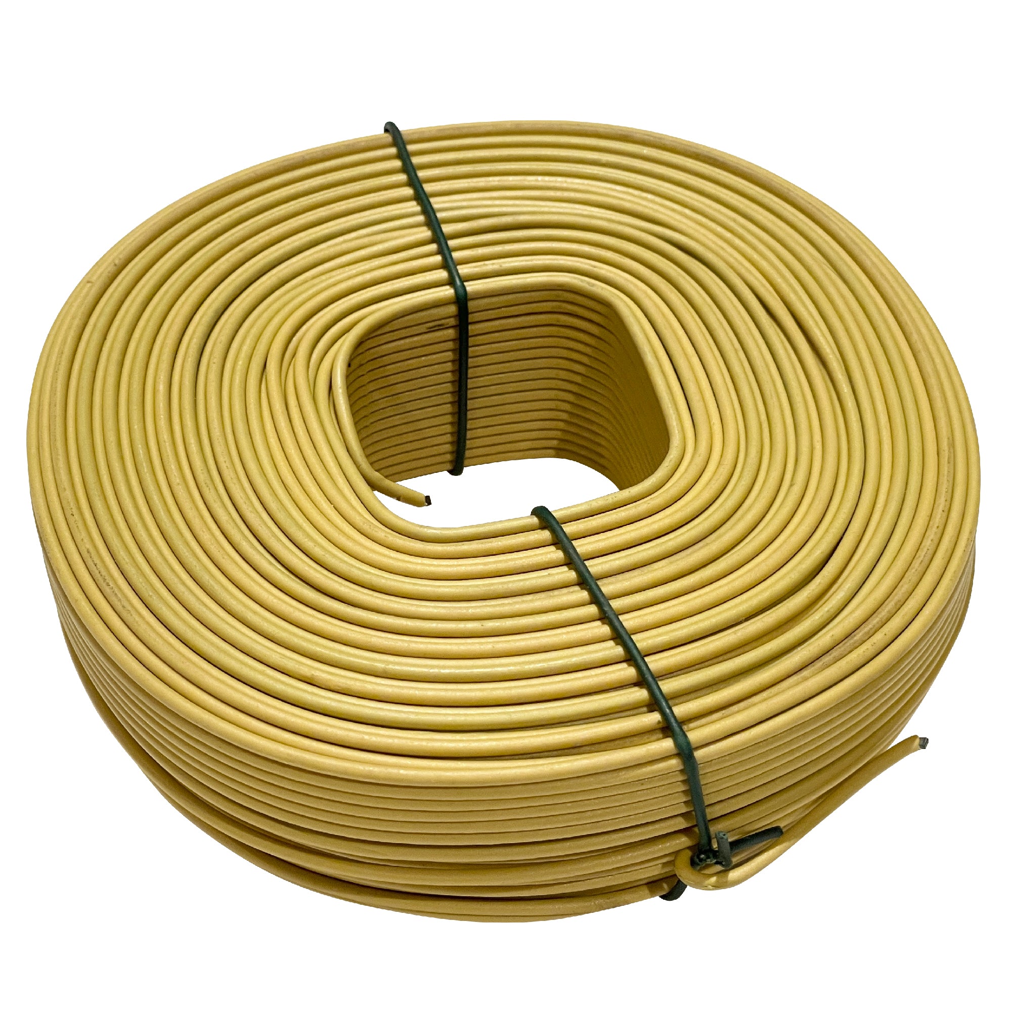 Sandbaggy PVC Coated Rebar Tie Wire Roll 16 Gauge | Yellow Rust-Proof |  Works With Plastic Epoxy Rebar | Approx. 300 ft Roll, 3 lbs Pack of 1 
