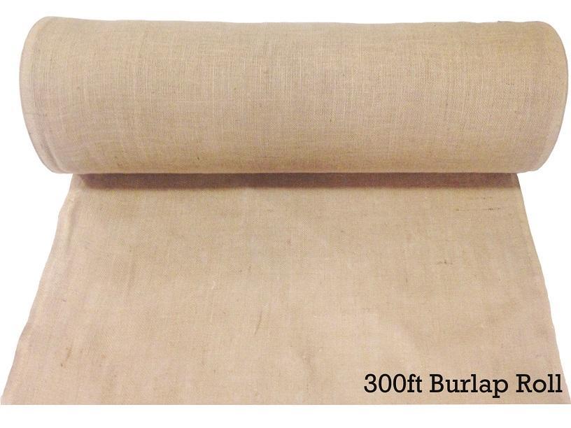 Burlap fabric roll - 300 ft long