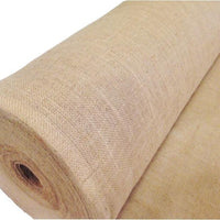 Burlap fabric roll from the side made of 100% Natural Jute