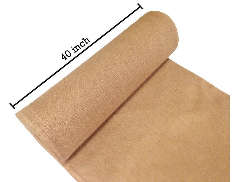 Burlap fabric roll - 40 inch width