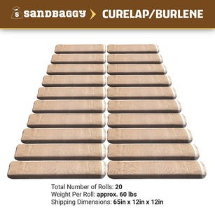 bulk burlap concrete curing blanket wholesale (20 rolls) - $290 each