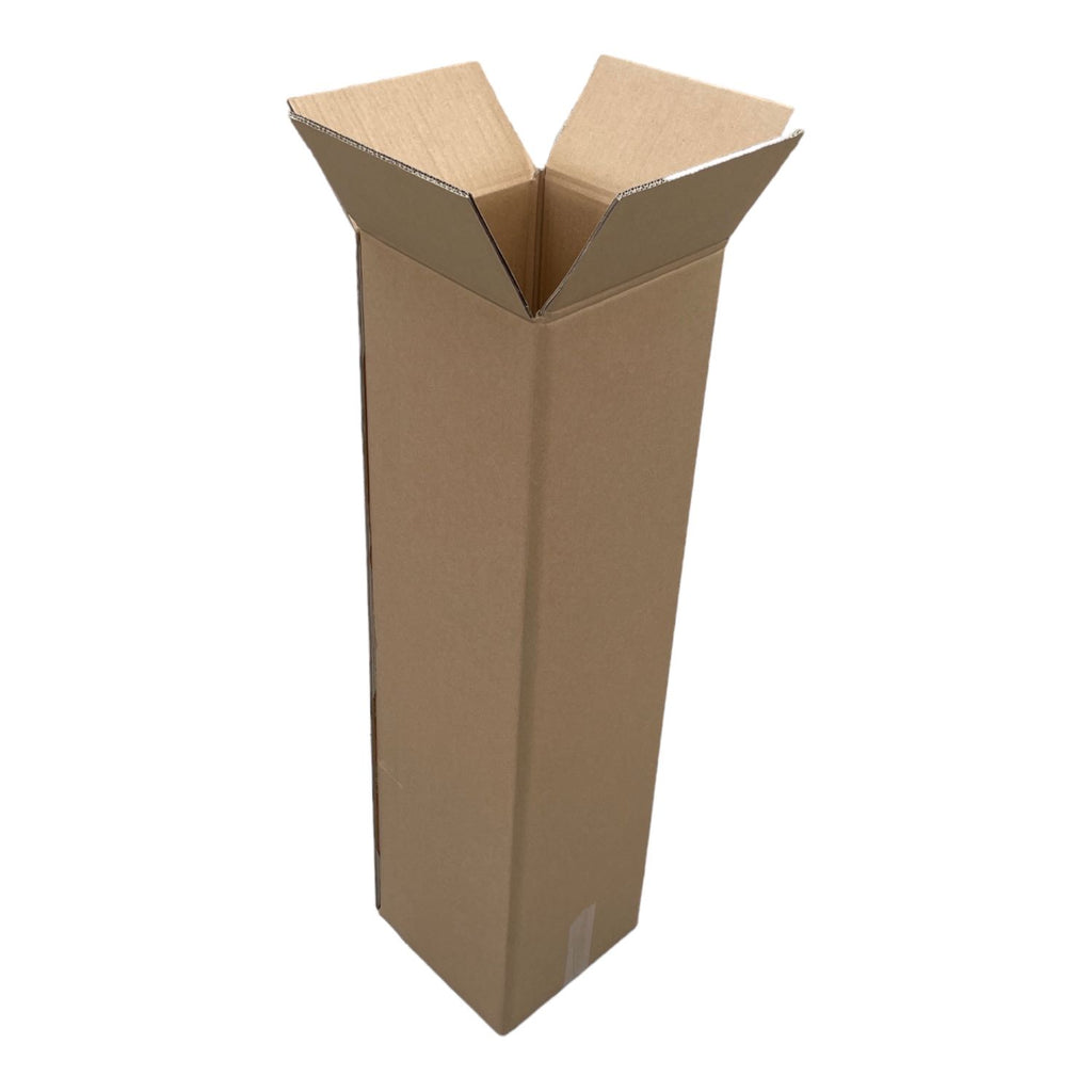 extra long corrugated cardboard boxes (brown / kraft) - 10" wide x 10" long x 38" height