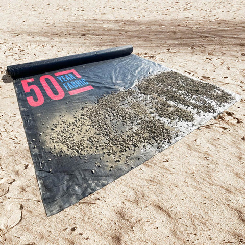 geotextile fabric under gravel