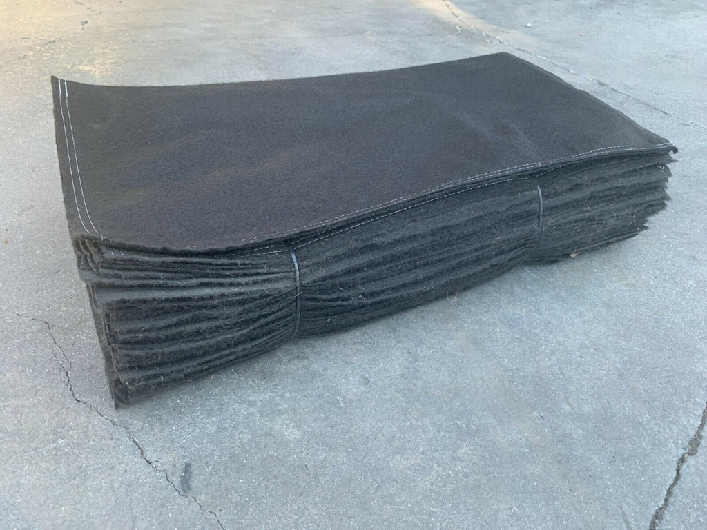 black nonwoven geotextile fabric sandbags 14" x 26"