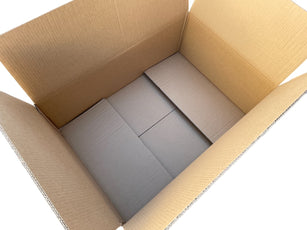 inside of 200 lb test standard size large corrugated cardboard box
