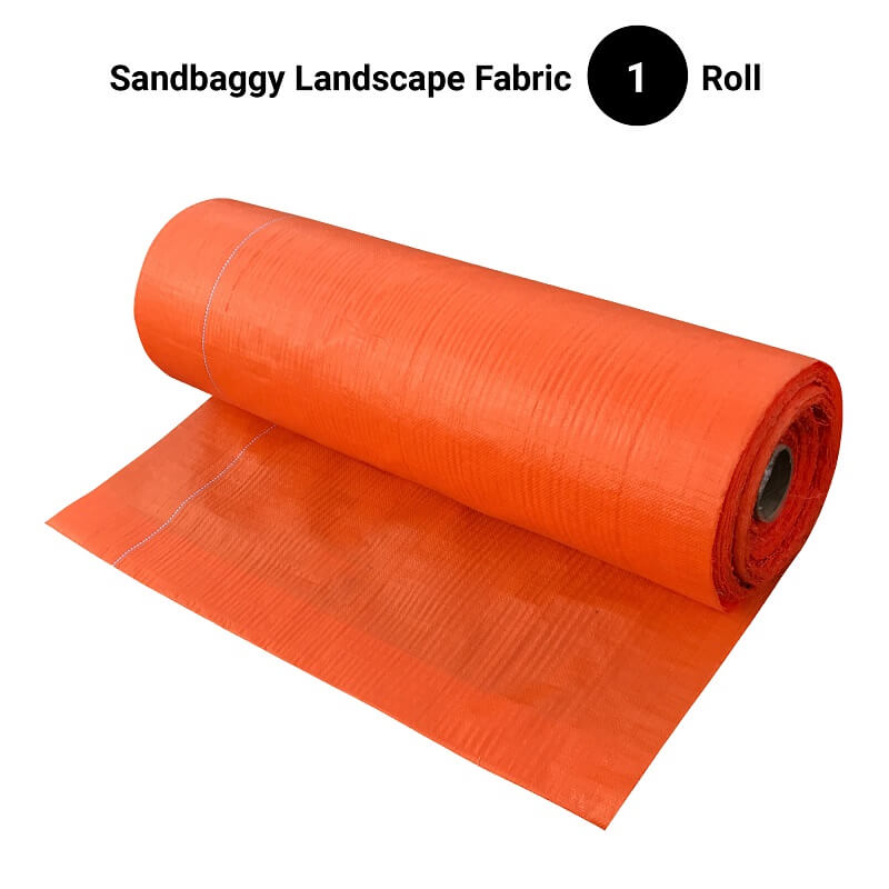 3 ft Orange Landscape Fabric For Weed Barrier, Ground Cover, Garden