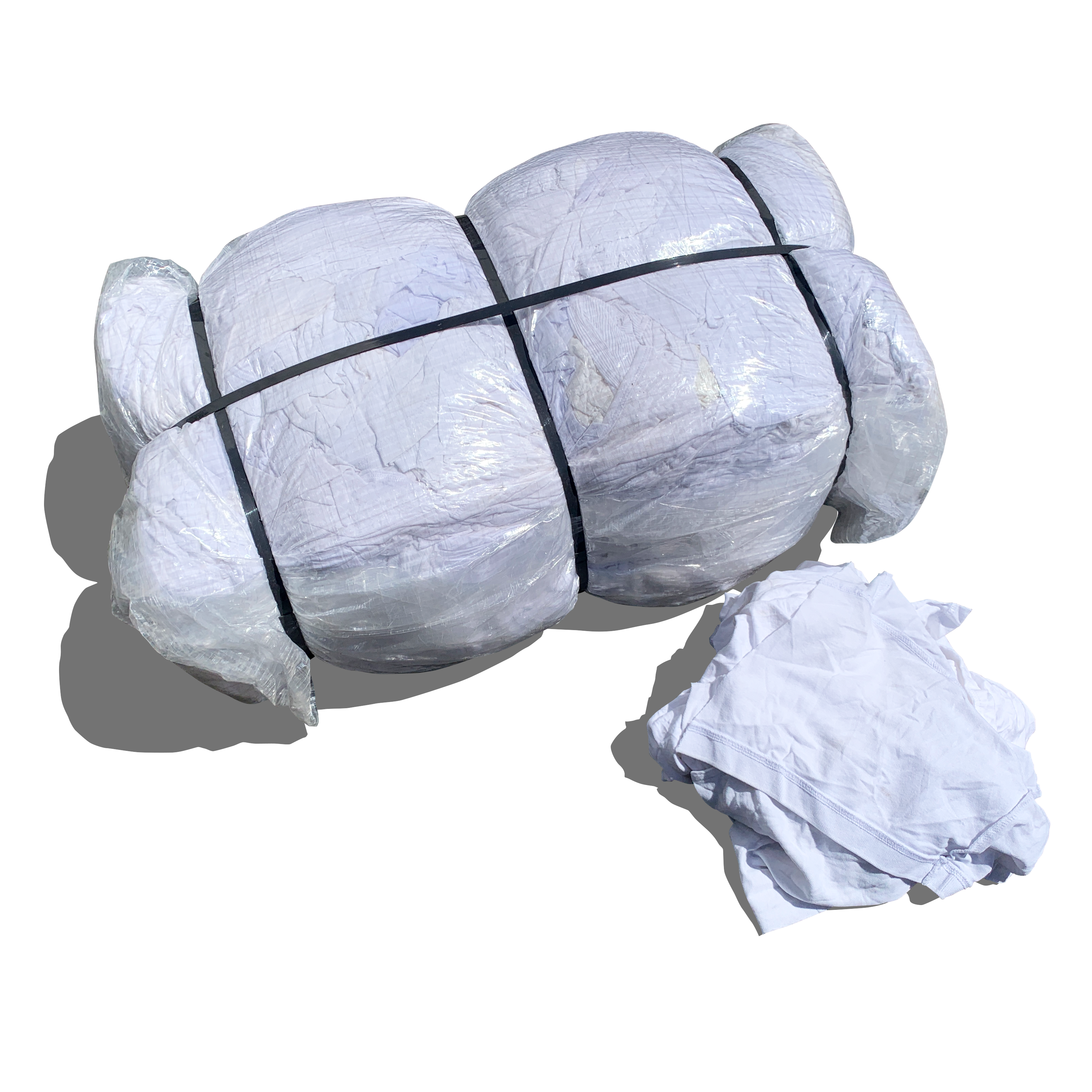 Color Heavy Duty Cotton Wiping Rags - 1000 lbs Bale