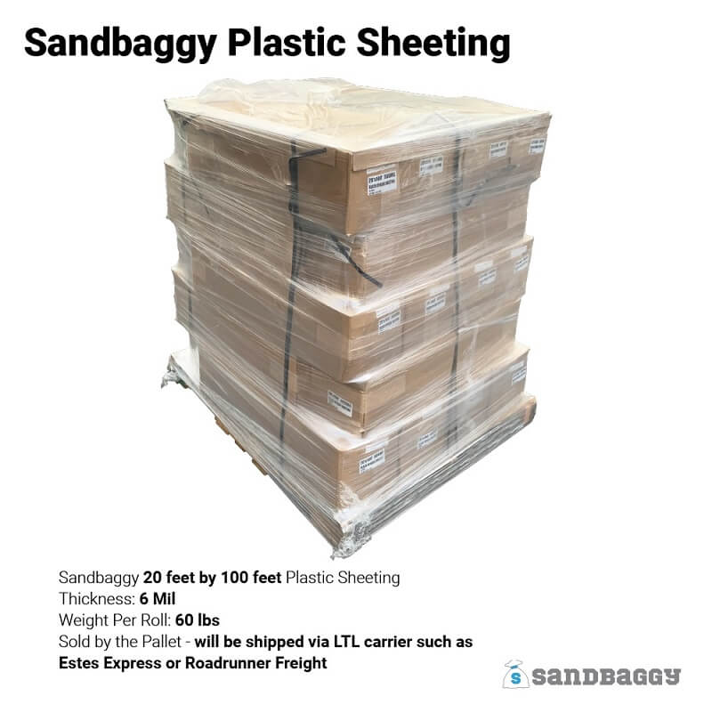 Clear Plastic Sheeting 60 lbs Rolls