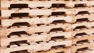 Stackable Recycled Wood Pallets