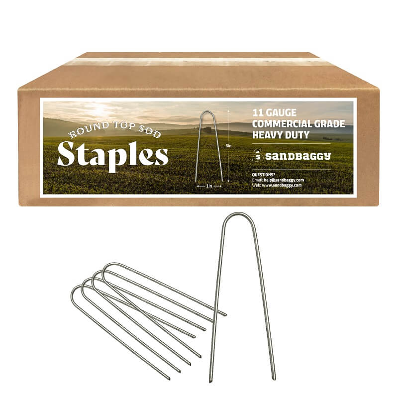 6-inch round top staples
