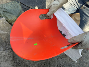 Plastic Sandbag Filler Tool Fits inside 14" x 26" Sandbag