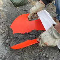 Plastic Sandbag Filling Tool Scoops Sand Directly into Sandbag