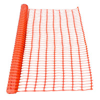 orange construction fence